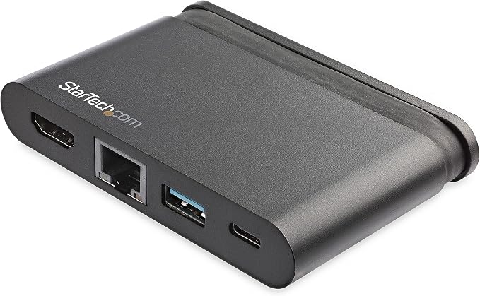 StarTech USB-C Mini Dock with 4K HDMI Ultrawide, 100W PD, GbE, USB-A/C