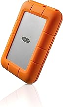 LaCie Rugged USB-C 1TB External Hard Drive Portable HDD USB 3.0 – Drop Shock Dust Rain Resistant Shuttle Drive, for Mac and PC Computer Desktop Workstation Laptop, 1 Month Adobe CC (STFR1000800)