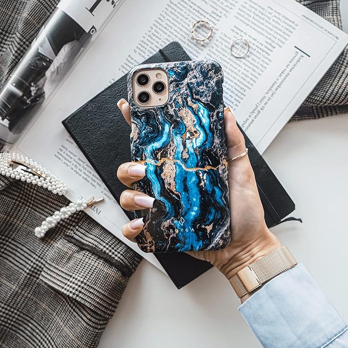 BURGA Phone Case for iPhone 13 - Cute, Trendy, Aesthetic, Pattern Phone Cover, Hard Shell Protection - fits Apple iPhone 13 Case for Women and Men