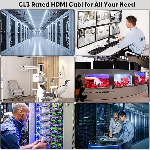 Short HDMI Cable 1 FT 2-Pack, High Speed HDMI 2.0 Cable 4K 1FT Braided (4K@60Hz, 2K@144/120Hz) with 3D, HDR, ARC, HDCP 2.2 for KVM,Camera,Docking,SwitcherPC, Monitor, TV Box, PS4/5