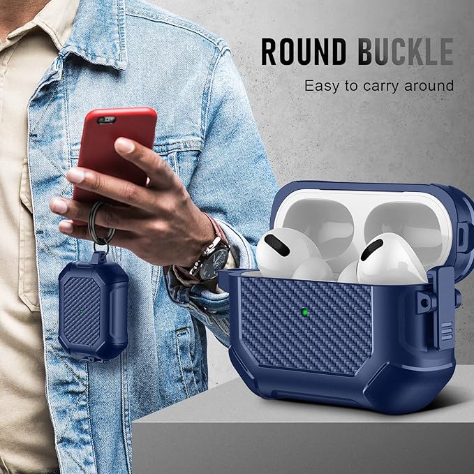 Compatible with Airpods Pro 3 Case(2025),for Airpods Pro 3rd Generation Cases Cover with Keychain Cleaner Kit Soft Silicone Shockproof Cover for Women Men
