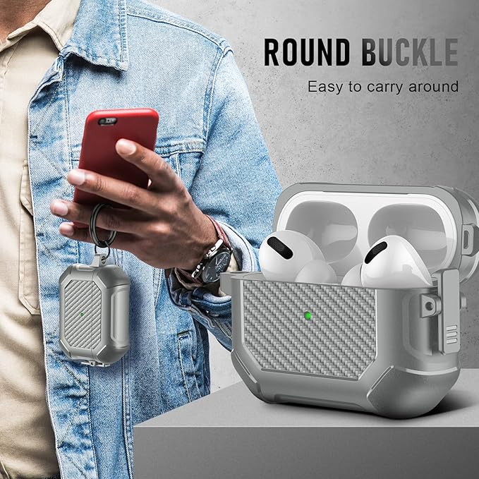 Compatible with Airpods Pro 3 Case(2025),for Airpods Pro 3rd Generation Cases Cover with Keychain Cleaner Kit Soft Silicone Shockproof Cover for Women Men