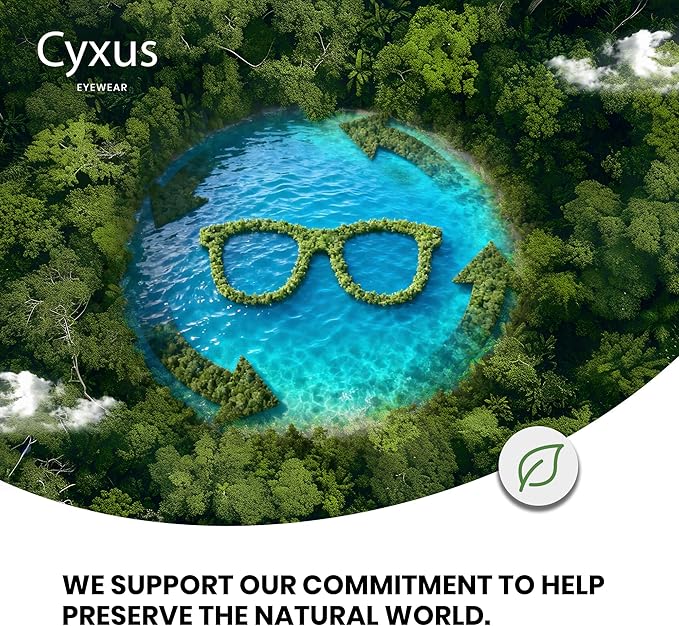 Cyxus Blue Light Glasses Photochromic Lens for Women, Fashionable Computer Glasses on Office Reduce Eye Strain Anti Migraine Great for Working Reading