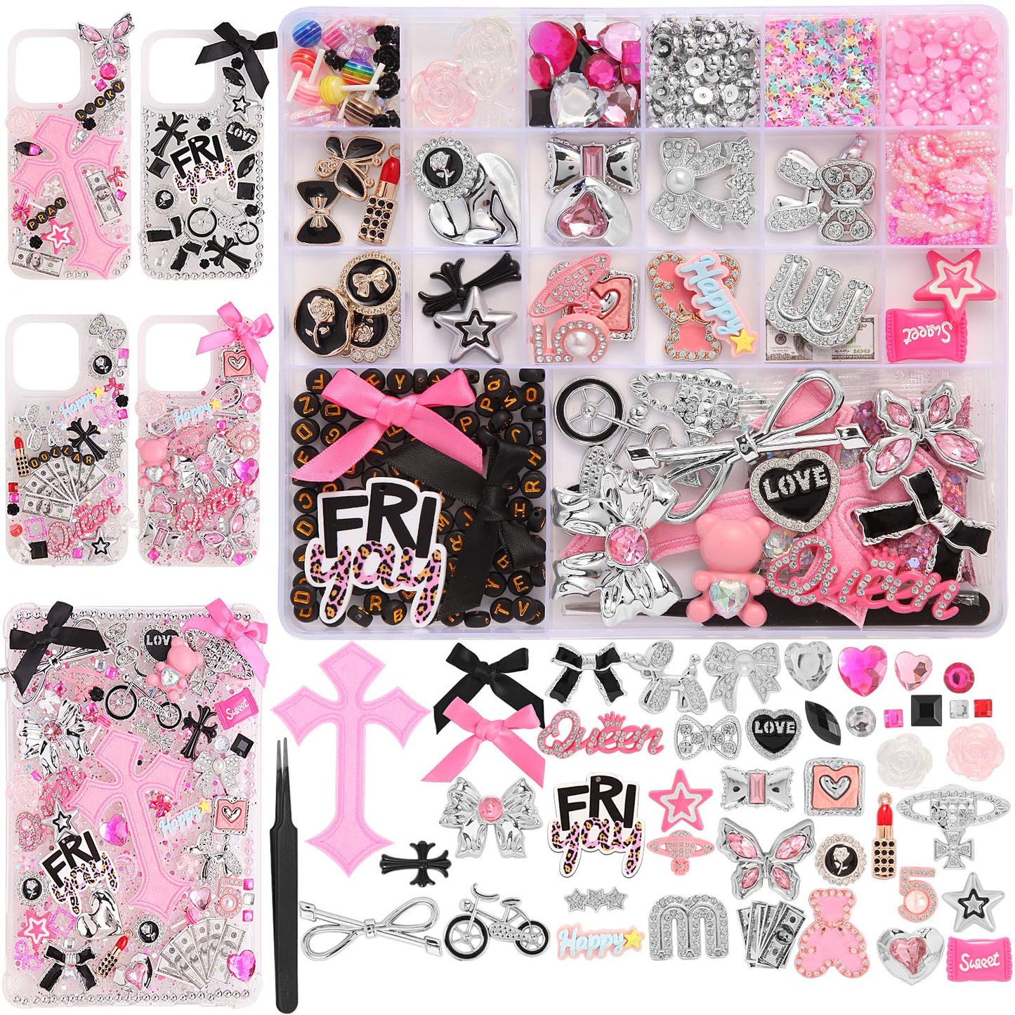 Phone Case Charms Kit — DIY Case Customization - Image 1