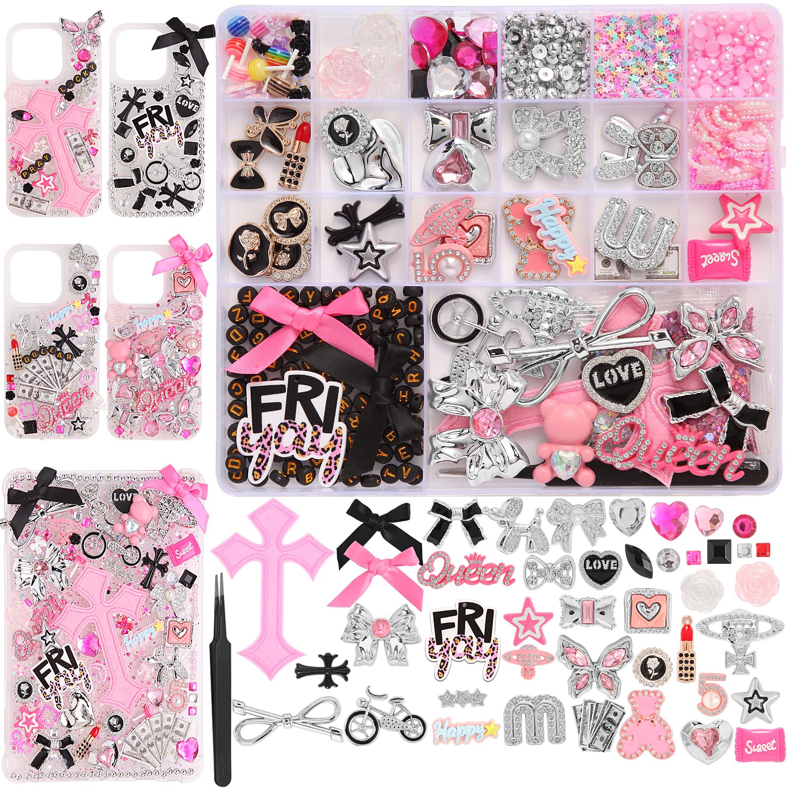 Phone Case Charms Kit — DIY Case Customization - Image 1
