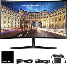 Samsung S36GD 27" Curved Monitor – LCD FHD, 16:9, 1920x1080, HDMI, VGA, VESA, Eye Saver & Flicker-Free Tech – Boomph's Comprehensive Ultimate Performance Cloth Solution for Your Workspace - Image 1