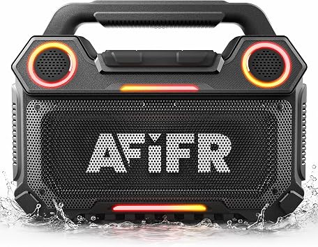 Outdoor Bluetooth Speaker 160W: IP67 Waterproof, 24H, TWS