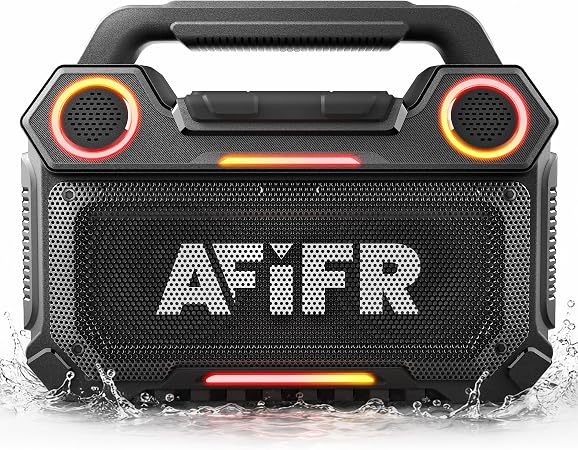 Outdoor Bluetooth Speaker 160W: IP67 Waterproof, 24H, TWS