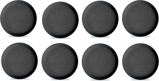 8) New Pyle PDIC81RDBK 250W 8 Inch Flush in-Wall in-Ceiling Speakers