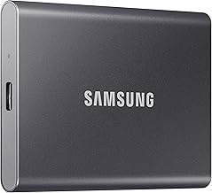 Samsung T7 Portable SSD 1TB Titan Gray, USB 3.2 Gen 2, Up to 1,050MB/s - Image 1