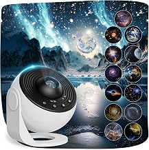 Galaxy Projector Night Light, 13-in-1 Star Projector for Bedroom, White - Image 1