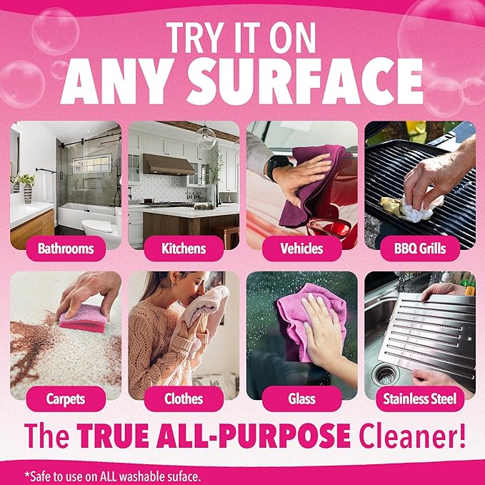 Quick 'n Brite Liquid Cleaner, True All Purpose Cleaner, 64 oz Cleaning Concentrate