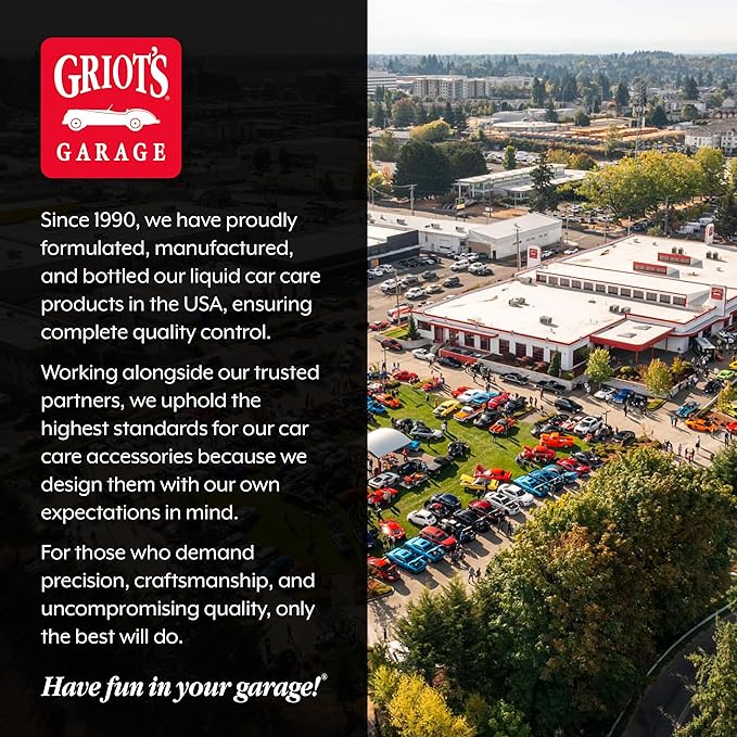 Griot's Garage Rubber Cleaner for Car Cleaning and Detailing, Works on Tires, Trims, and Moldings 11137, One Gallon