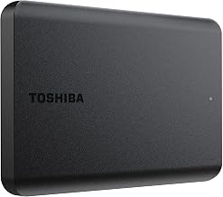Toshiba Canvio Basics 2TB Portable External Hard Drive USB 3.0, Black - HDTB520XK3AA