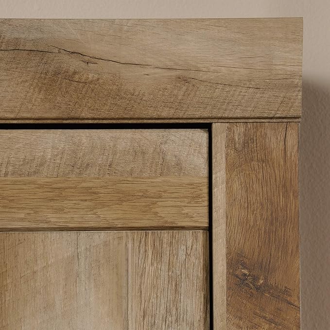 Sauder Adept Storage Narrow Storage Cabinet/ Pantry Cabinet, Craftsman Oak finish