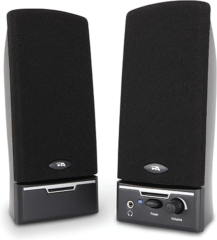 Cyber Acoustics CA-2014 2.0 Computer Speakers, 4W, Stereo Sound
