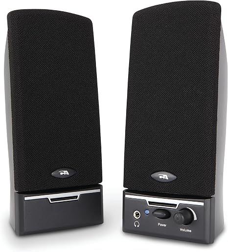 Cyber Acoustics CA-2014 2.0 Computer Speakers, 4W, Stereo Sound