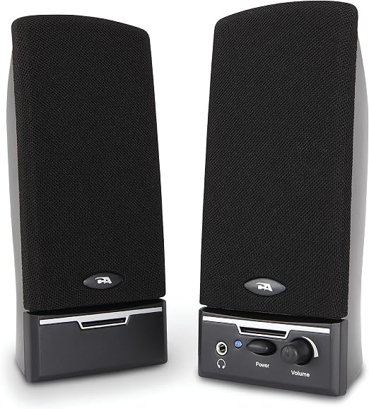 Cyber Acoustics CA-2014 2.0 Computer Speakers, 4W, Stereo Sound