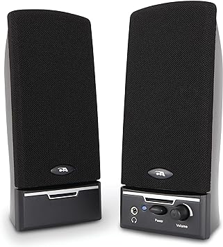 Cyber Acoustics CA-2014 2.0 Computer Speakers, 4W, Stereo Sound