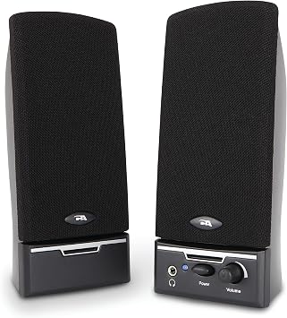 Cyber Acoustics CA-2014 2.0 Computer Speakers, 4W, Stereo Sound