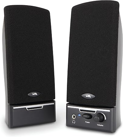 Cyber Acoustics CA-2014 2.0 Computer Speakers, 4W, Stereo Sound