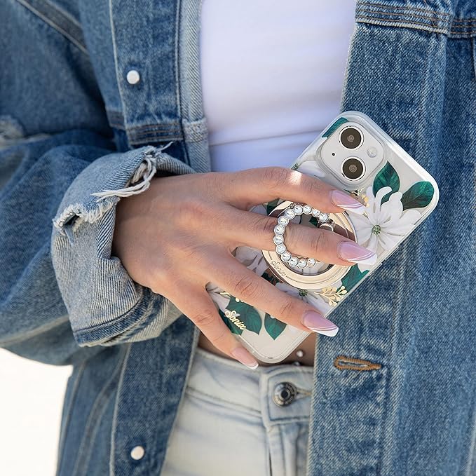 Sonix Case for iPhone 15 Plus, iPhone 14 Plus | Compatible with MagSafe | 10ft Drop Tested | Delilah Flowers