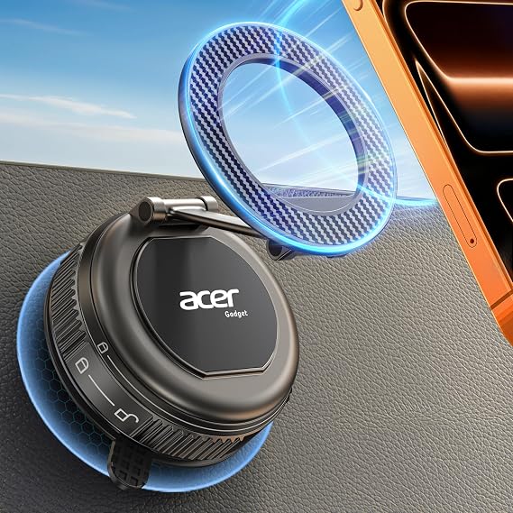 Acer Gadget Car Phone Mount, Vacuum Magnetic Phone Holders for Your Car