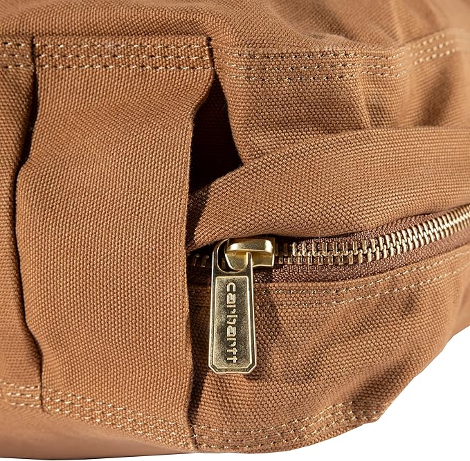 Carhartt Durable Canvas Pet Bed, Water Resistant Firm Duck Dog Bed, Carhartt Brown, Medium