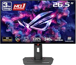 ASUS ROG XG27AQDMG 27 Inch 1440p 240Hz Glossy OLED Gaming Monitor - Image 1