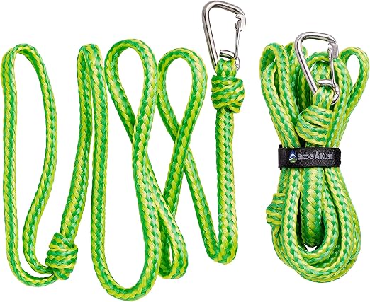 Skog Å Kust Premium PWC Dock Lines, 1/2'' x 7ft & 14ft, 2-Pack