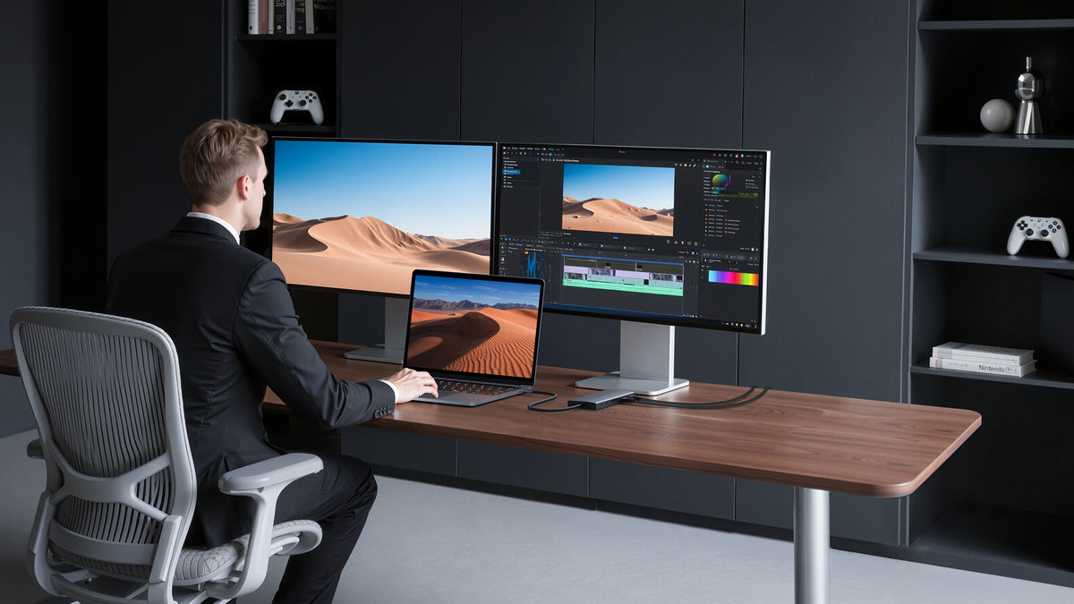 USB C Docking Station Dual Monitor, ABIWAZY 15 in 1 | Computer Accesso - Image 8