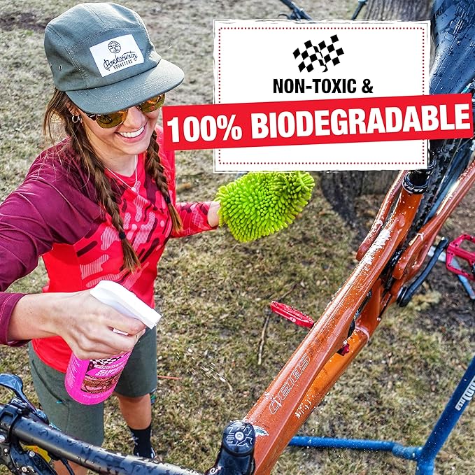 Finish Line Super Bike Wash – Professional Biodegradable Bicycle Cleaner with Advanced Cleaning Agents and Rust Inhibitors – Safe on All Components