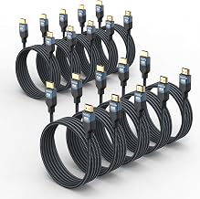 8K HDMI 2.1 Cable, 6FT, 10-Pack, 48Gbps Ultra High Speed - Image 1
