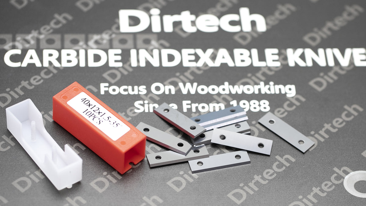 40mm Square Carbide Inserts Blades Cutters Replaceable Knives 40×12×1.5mm-35° for Flush Trim Router Bit or Woodworking Spiral/Helical Planer Cutter Head 10pcs