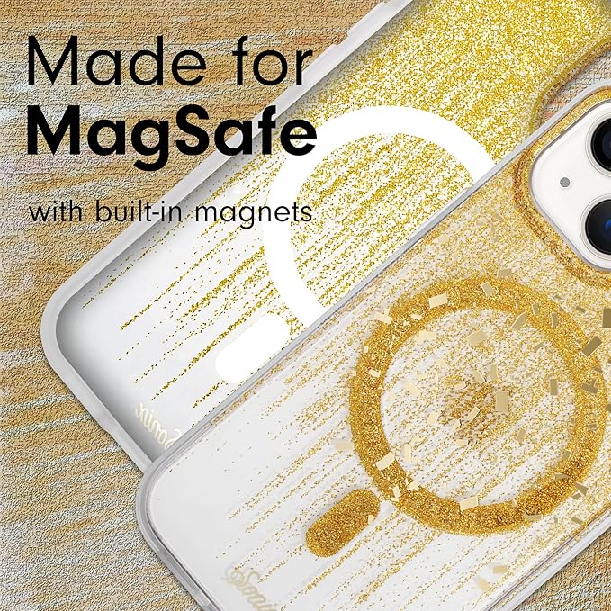 Sonix Case for iPhone 15 Plus/iPhone 14 Plus | Compatible with MagSafe | 10ft Drop Tested | Drippin' Gold