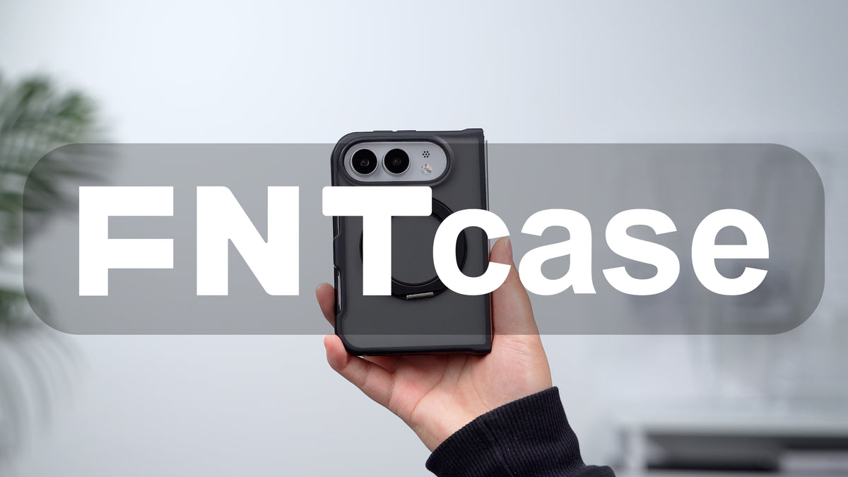 FNTCASE for iPhone Duo Case with 360 Spin Magnetic Stand Clear - Image 8