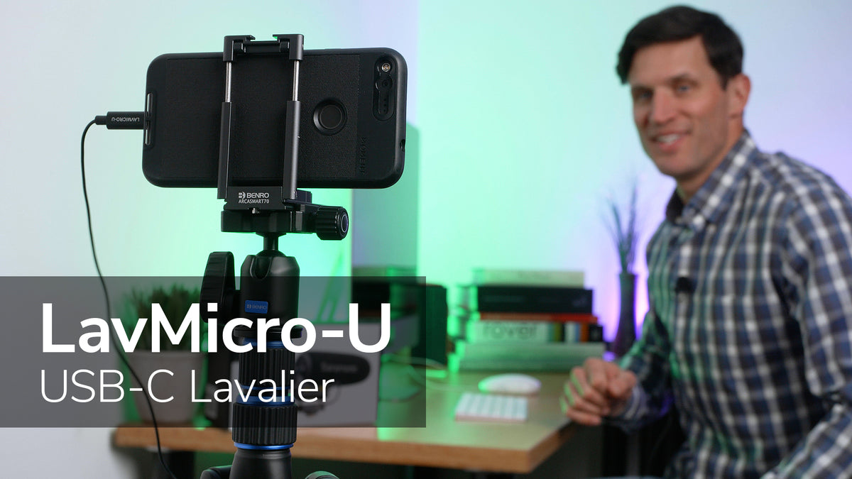 Saramonic LavMicro-U USB C Lavalier Microphone for iPhone 15, iPad, Android, Omnidirectional Condenser Lapel Mic for Vlogging, Interviews, YouTube, TikTok