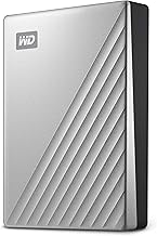 WD 2TB My Passport Ultra for Mac Silver, Portable Hard Drive, includes backup software with defense against ransomware, and password protection, USB-C and USB 3.1 compatible - WDBKYJ0020BSL-WESN
