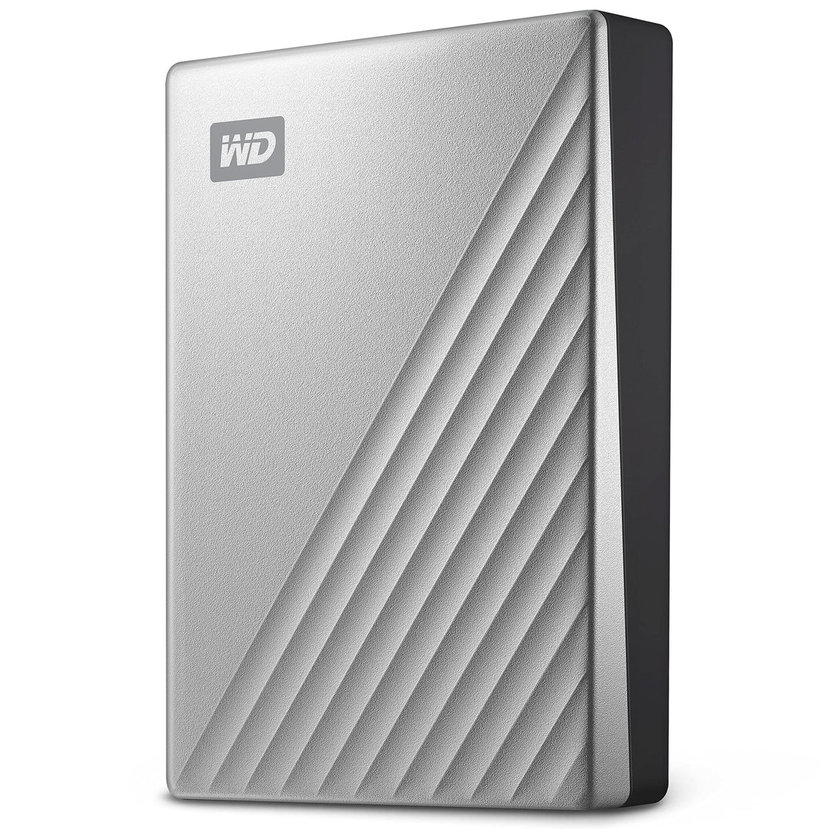 WD 2TB My Passport Ultra for Mac Silver, Portable Hard Drive, includes backup software with defense against ransomware, and password protection, USB-C and USB 3.1 compatible - WDBKYJ0020BSL-WESN