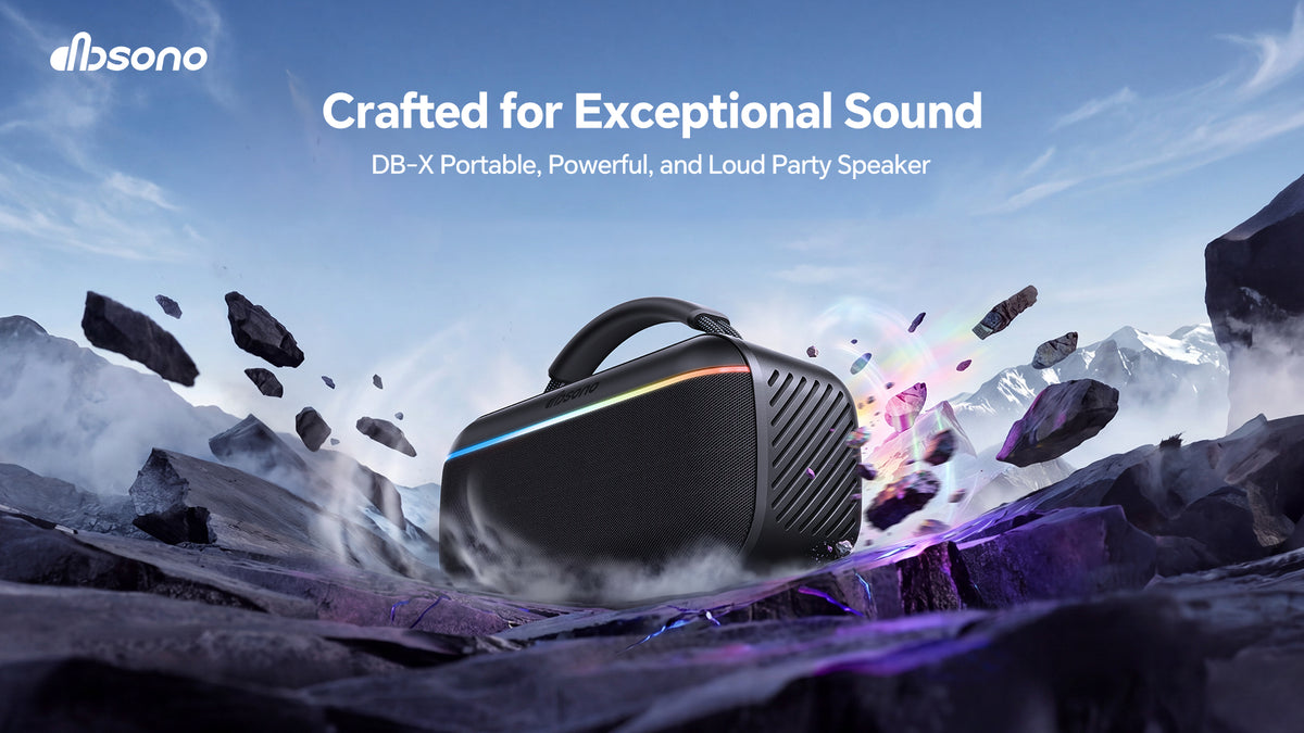 dbsono Bluetooth Speaker Portable Wireless, 100W Pea - Image 8