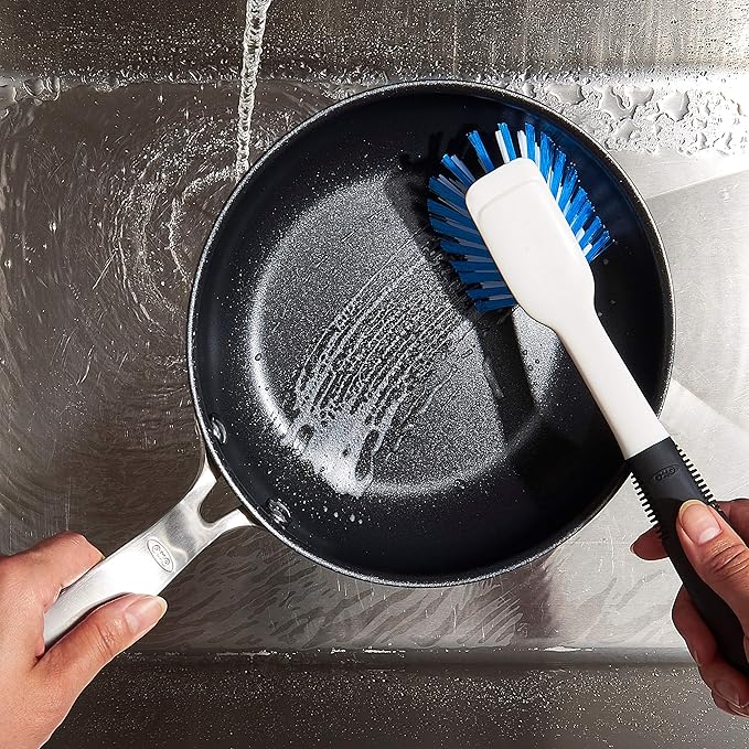 OXO Good Grips Dish Brush, White/Black (Pack of 2)