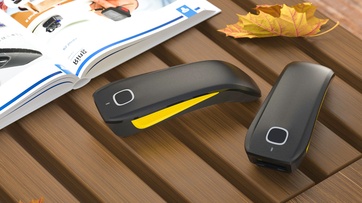 NETUM Mini Barcode Scanner Bluetooth Compatible, Portable Bar Code Reader