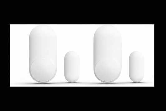 Smart Door & Window Sensor 2-Pack – Wireless Home Security Alert System